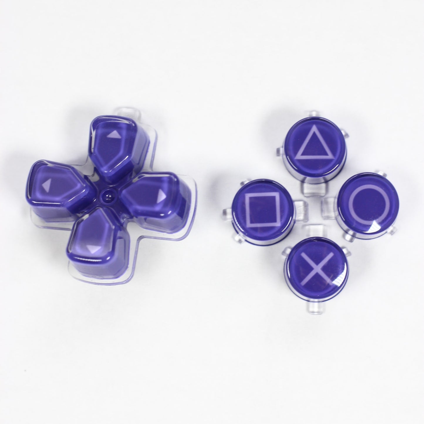 kit de boutons d'origine galactic purple pour manette dualsense PS5