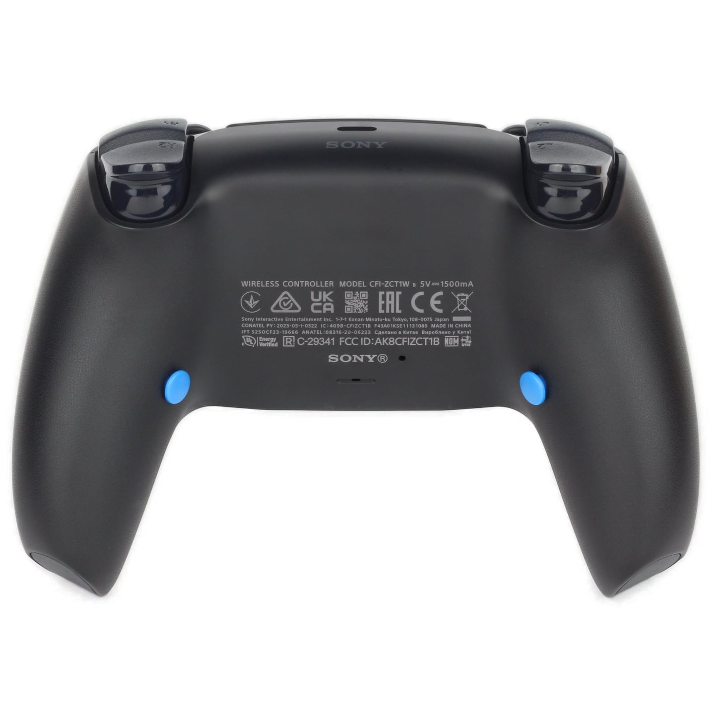 Manette PS5 à palettes Black and Blue