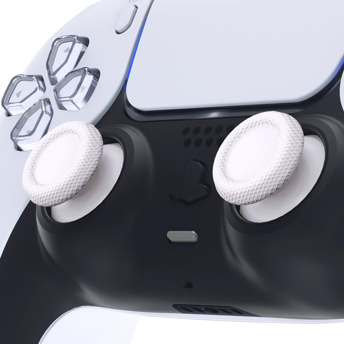 Des joysticks pour manette playstation 5 de couleur blanche