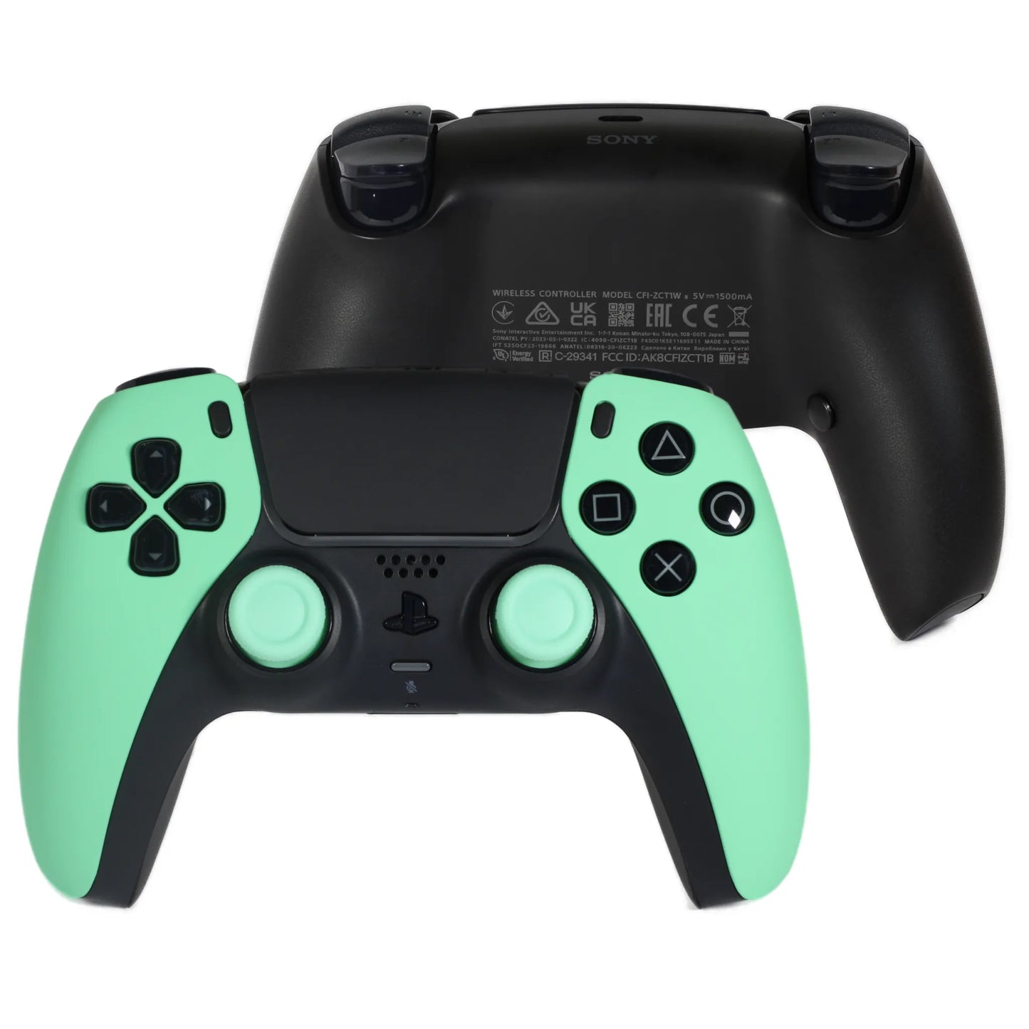 Manette PS5 à palettes Mint Green