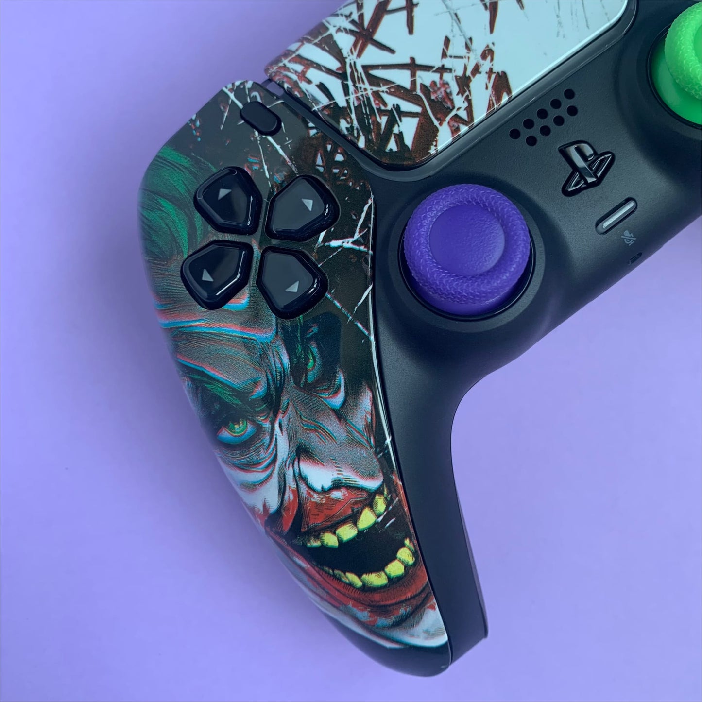 Manette PS5 à palettes Clown